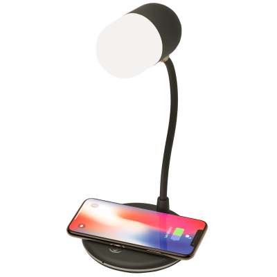 Touch lamp speaker with bluetooth speaker and wireless charger