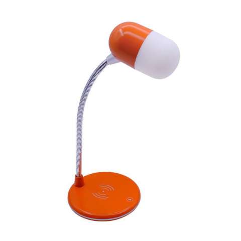 Desk Lamp Eye-Caring Table Lamp Study Lamps with Flexible Goose Neck for Bedroom and Office wireless charger